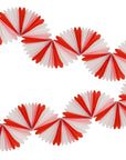 Candy Cane Stripe Honeycomb Garland by Meri Meri