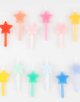 Rainbow Star Candles by Meri Meri