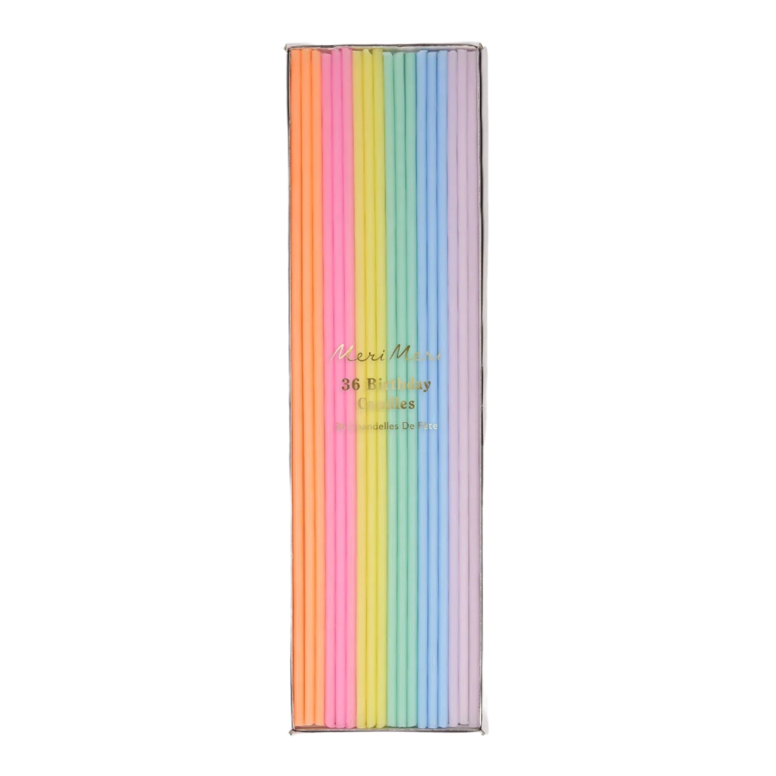 Super Skinny Mixed Candles by Meri Meri