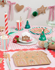 Festive Stripe Side Plates by Meri Meri