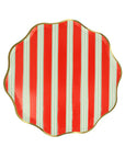 Festive Stripe Side Plates by Meri Meri