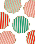 Festive Stripe Side Plates by Meri Meri