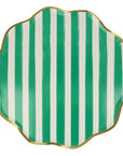 Festive Stripe Dinner Plates by Meri Meri