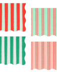 Festive Stripe Small Napkins by Meri Meri