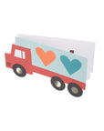 Truck Kids Valentine's Cards & Stickers Set by Meri Meri