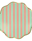 Festive Stripe Dinner Plates by Meri Meri