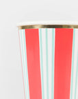 SALE Festive Stripe Cups by Meri Meri
