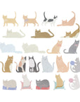 Cat Shaped Stickers