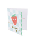 Fruit Basket Valentine's Cards and Erasers Set by Meri Meri