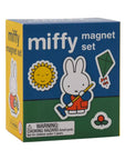 Box of Miffy magnet set with character illustration on a white background
