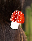 Mini Mushroom Hair Claw