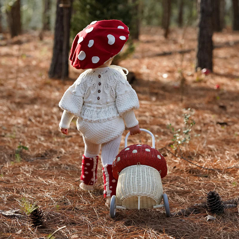 Rattan Mushroom Luggy – Mochi Kids