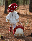 Rattan Mushroom Luggy by Olli Ella