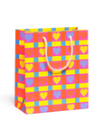 Neon Hearts Medium Gift Bag