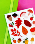 Autumnal Ombre Sticker Sheet