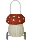 Rattan Mushroom Luggy by Olli Ella