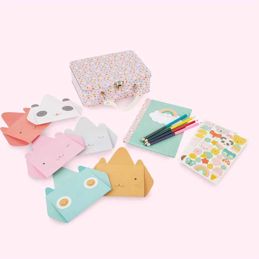 Animal Pals My Stationery Set by Petit Collage