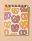 Soft Pretzel Letterpress Doodlebook