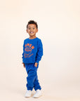 SALE Indigo Blue Kids Sweatpants by Mochi Kids