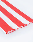 Red Striped Tablecloth