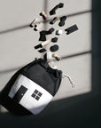 House No.1 Small Organic Storage Bag by Rock & Pebble