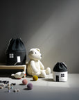 House No.2 Medium Organic Storage Bag by Rock & Pebble