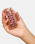 Jojo Hair Claw in Small Hazel Sparkle