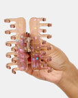 Jojo Hair Claw in Small Hazel Sparkle