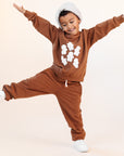 SALE Cocoa Dark Brown Kids Sweatpants by Mochi Kids
