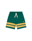 SALE Stripes Logo Short-Dark Emerald by Tinycottons