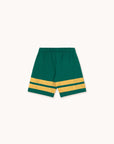 SALE Stripes Logo Short-Dark Emerald by Tinycottons