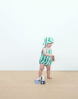 Emerald Stripes Bucket Hat