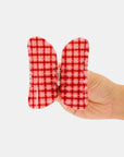 Suki Claw in Red Plaid by Chunks