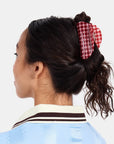 Suki Claw in Red Plaid by Chunks