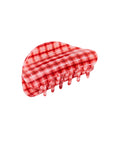 Suki Claw in Red Plaid by Chunks