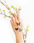 Butterfly Trio Tattoo Pair by Tattly