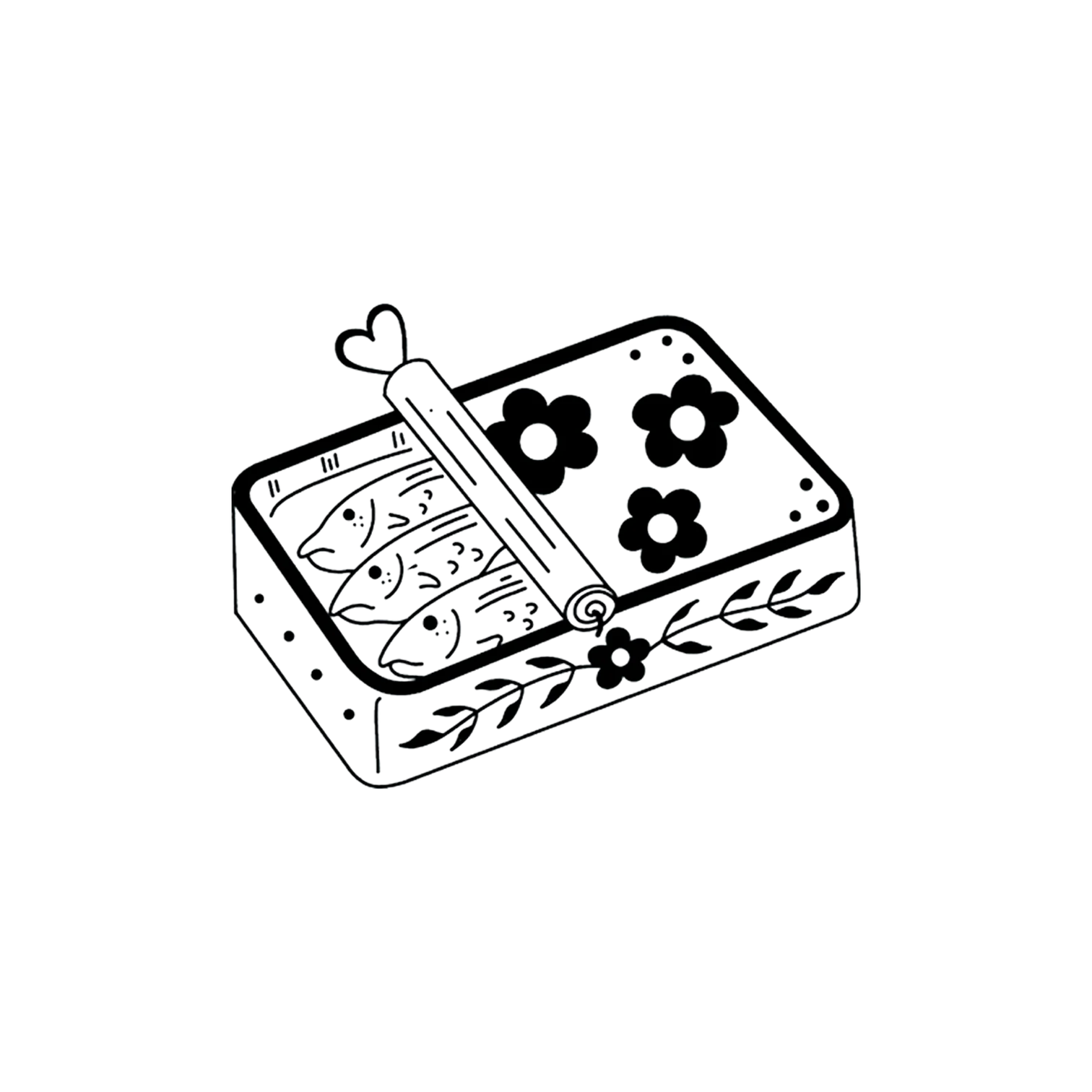 Tinned Fish Tattoo Pair by Tattly