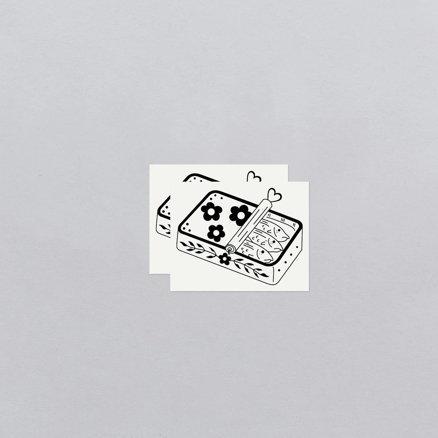 Tinned Fish Tattoo Pair by Tattly