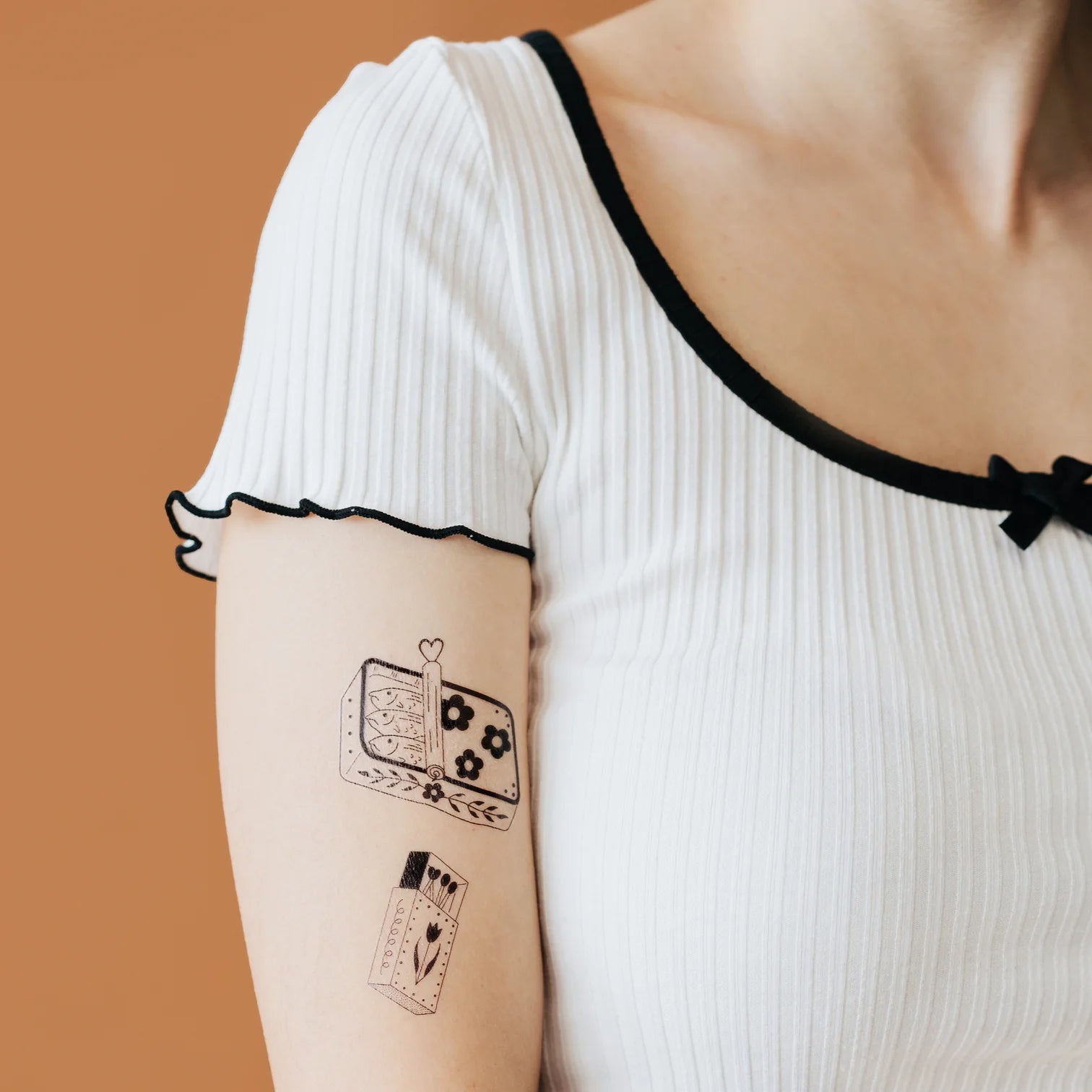 Tinned Fish Tattoo Pair by Tattly