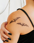Vampire Bat Tattoo Pair by Tattly