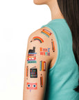 Bookworm Tattoo Sheet by Tattly