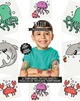 Sea Life Tattoo Set by Tattly
