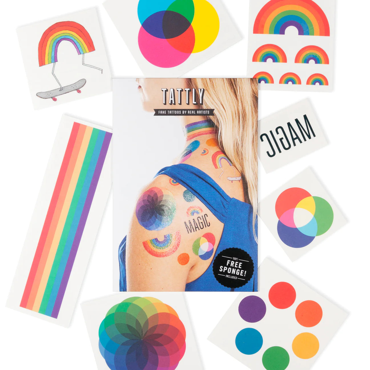 Rainbow Tattoo Set by Tattly