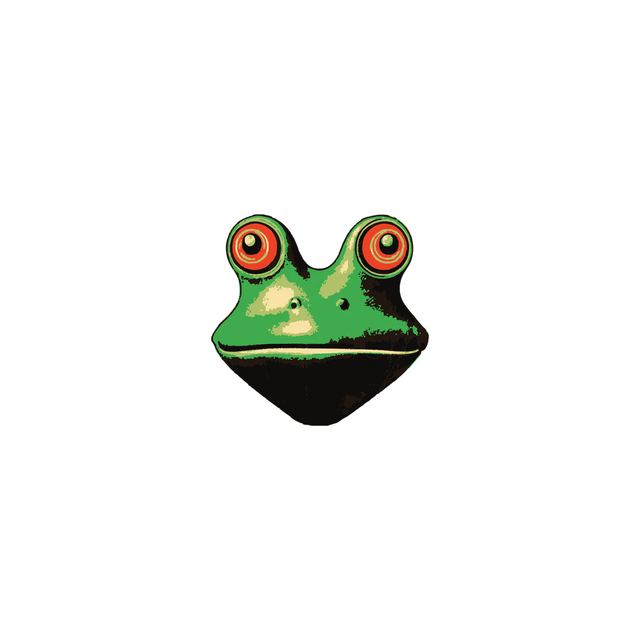 Trippy Frog Tattoo by Tattly