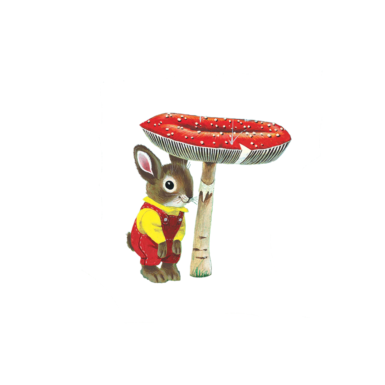 Toadstool Bunny Tattoo Pair by Tattly