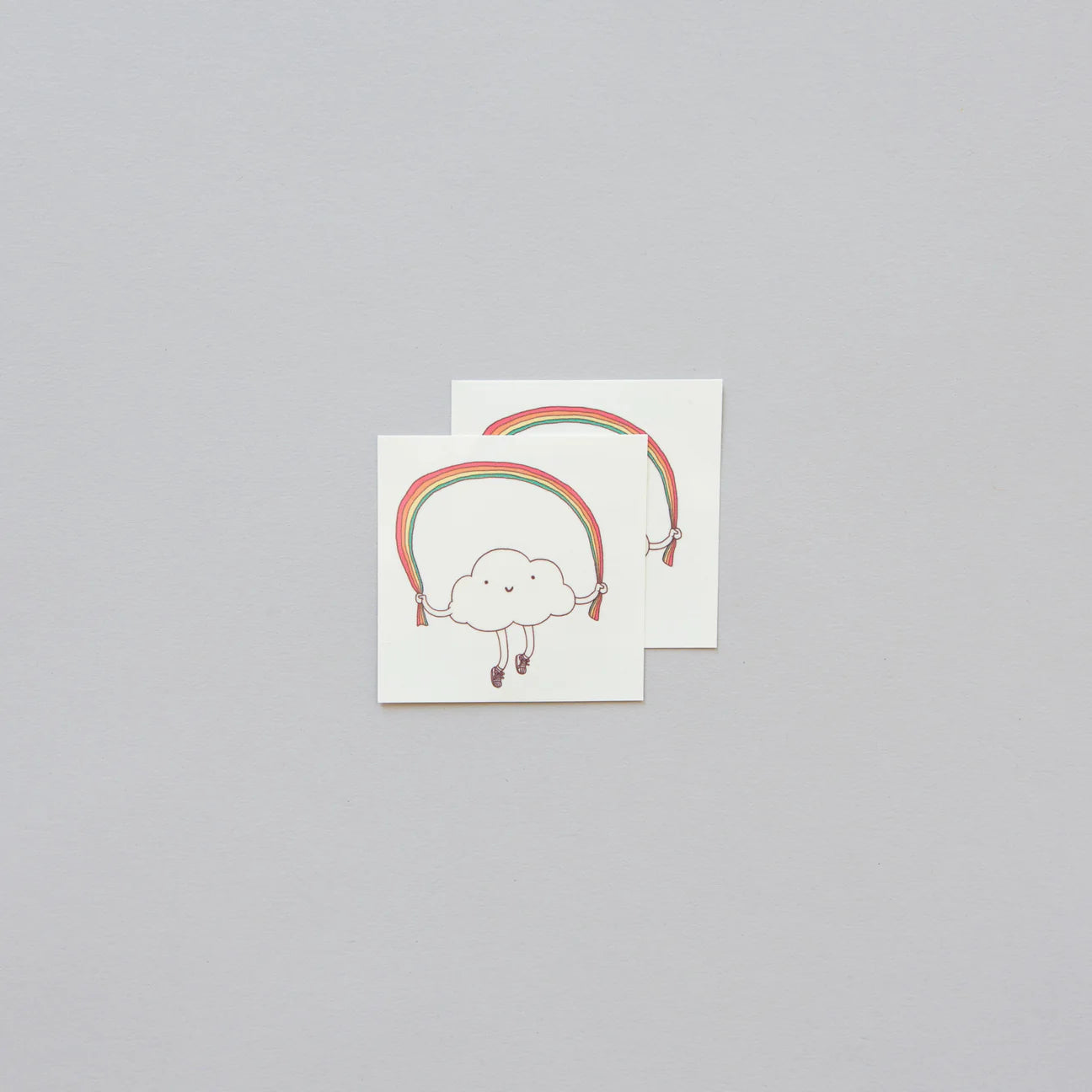 Skipping Rainbow Tattoo PAIR by Tattly