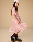 Layered Tulle & Foil Dress by Tea Collection