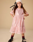 Layered Tulle & Foil Dress by Tea Collection