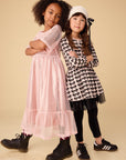 Layered Tulle & Foil Dress by Tea Collection