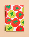 Tomato Letterpress Spiral Notebook by And Here We Are